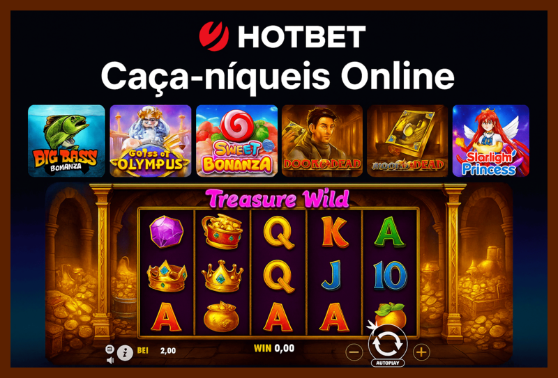 Explore o mundo das slot machines no HOTBET Casino